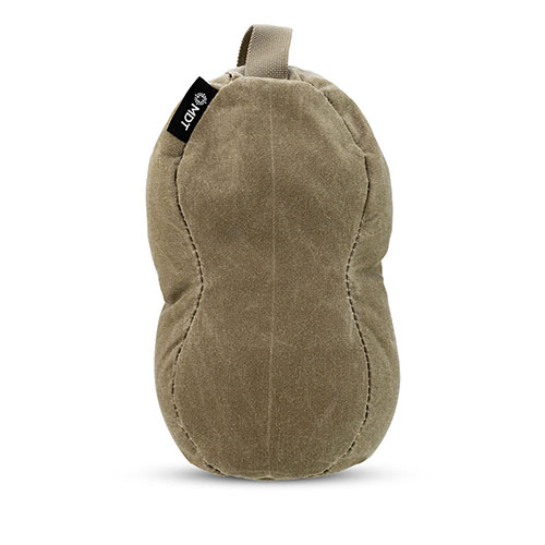 Il Support Bag Peanut di MDT offre stabilità e adattabilità, perfetto per ogni sfida, con un design lungo e stretto per adattarsi a spazi ristretti.